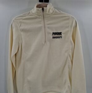 Purdue University Womens XS MV Sport Quarter Zip‎ Pullover Sweater